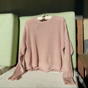 Brandy Melville Blush Ollie Knit Sweater